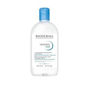 Solutie micelara Hydrabio H2O Bioderma pentru curățarea și hidratarea pielii sensibile.