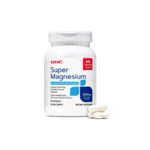 Super Magneziu, 300 mg, 90 Capsule, GNC