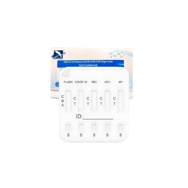 Test Rapid 6in1 Covid-19, Influenza A+B, RSV, Mycoplasma Test rapid pentru Covid-19, gripă A+B, RSV, Mycoplasma - Farmacia Morpheus.