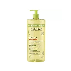 Ulei de dus emolient Exomega Control pentru piele sensibilă, hidratare și protecție.