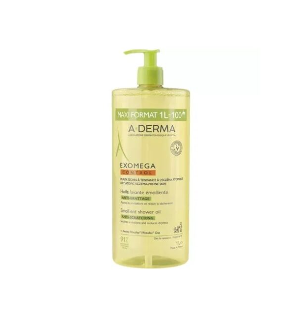Ulei de dus Emolient Exomega Control 500 ml Ulei de dus emolient Exomega Control pentru piele sensibilă, hidratare și protecție.