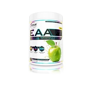 Aminoacizi esențiali EAA-F7, 400g, cu aromă de măr verde, pentru susținerea performanței și recuperă.