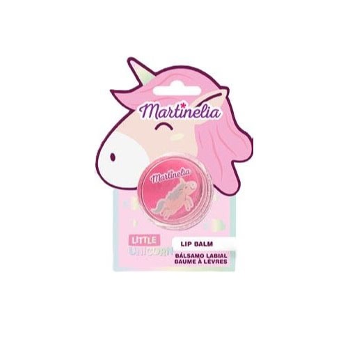 Balsam de Buze Martinelia Balsam de buze Martinelia, pentru hidratare și catifelare, în ambalaj cu unicorn roz.