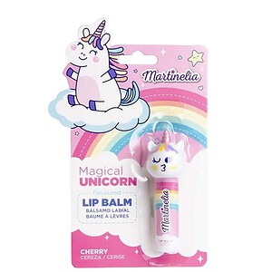 Balsam de buze cu unicorn, aromă de cireșe, ideal pentru hidratare și protecție, pentru copii și adu.