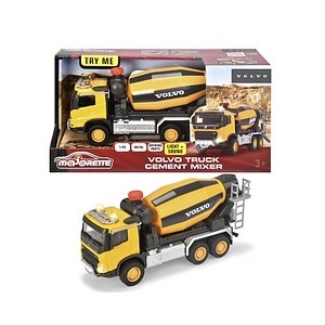 Betoniere jucărie Volvo cu sunet și lumini, pentru copii, model Majorette, scara 1:45, ideală pentru.