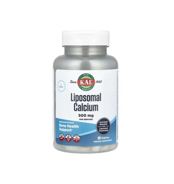Supliment de calciu liposomal 500mg pentru sănătate osoasă, de înaltă absorbție.