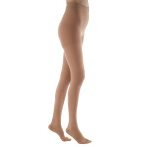 Ciorapi compresivi bej cu chilot, Clasa 2, 23-32 mmHg, pentru varf deschis, marimea 6/XXL, ideal pen.