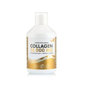 Colagen Hidrolizat Lichid Tip 1 si 3 15 000 Mg + Acid Hialuronic 50 mg + Retinol 800 mcg, 500 ml, Swedish Nutra