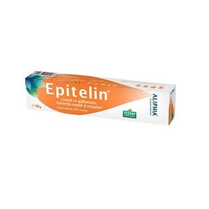 Epitelin, cremă pentru ochi și gât, 40g, pentru luminozitate și hidratare a pielii.