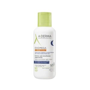 Crema de Noapte Reparatoare si Emolienta pentru Piele Uscata Exomega Control, 400 ml, A-Derma
