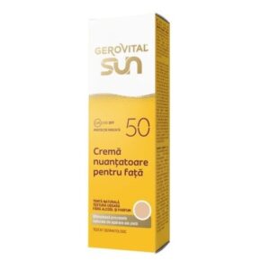 Crema Nuantatoare pentru Fata cu SPF 50 Sun, 50 ml, Gerovital