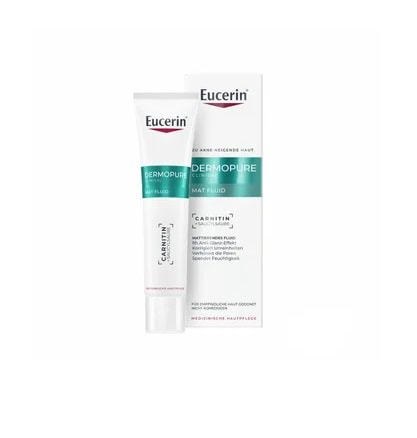 Gel de curățare purifiant Eucerin DermoPure, 400 ml pentru ten gras și acneic Gel de curățare Eucerin DermoPure pentru ten gras, controlul excesului de sebum și prevenirea acneei.