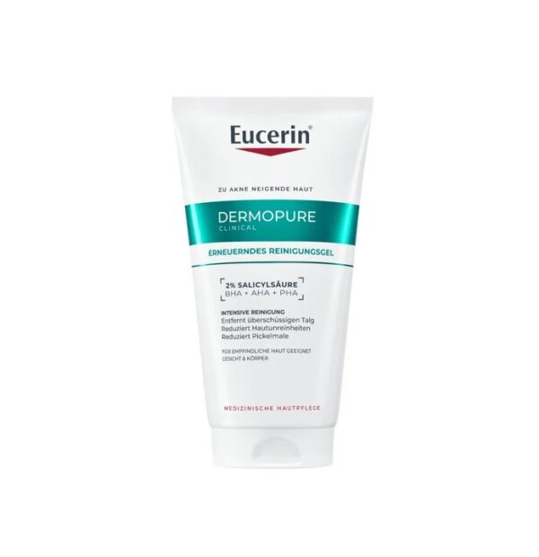 Eucerin Fluid Hidratant Fata DermoPure Eucerin Fluid Hidratant pentru fata DermoPure, 40ml, pentru ten acneic și sensibil.