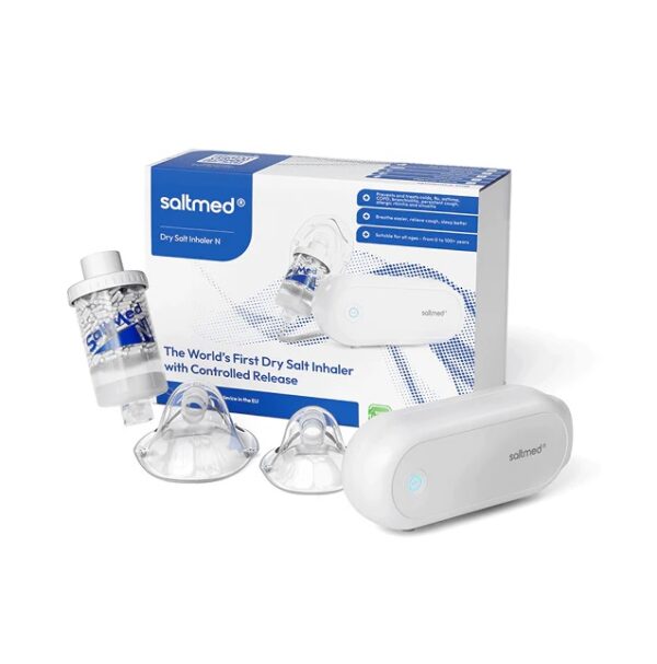 Inhalator Aer Salin Uscat Tip N Saltmed Inhalator Salin Uscat Tip N Saltmed pentru tratament respirator eficient.