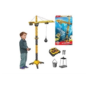 Macara RC Titan cu telecomandă pentru copii, jucărie cu funcții realiste.