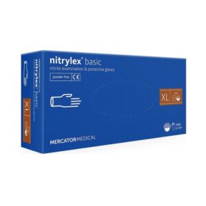 Manusi de Unica Folosinta, 100 Bucati, Nitrylex Basic, XL, Mercator Medical