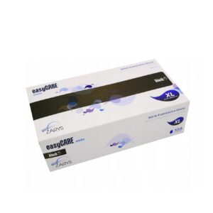Mănuși Nitril Fără Pudră, Negru, XL, 100 Bucăți, Zarys EasyCARE