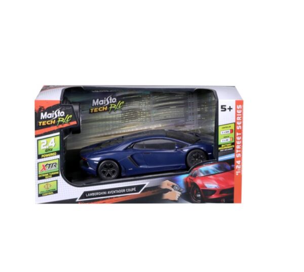 Mașinuță telecomandă Ferrari SF90 Stradale, scara 1:24, pentru copii, jucărie de colecție.
