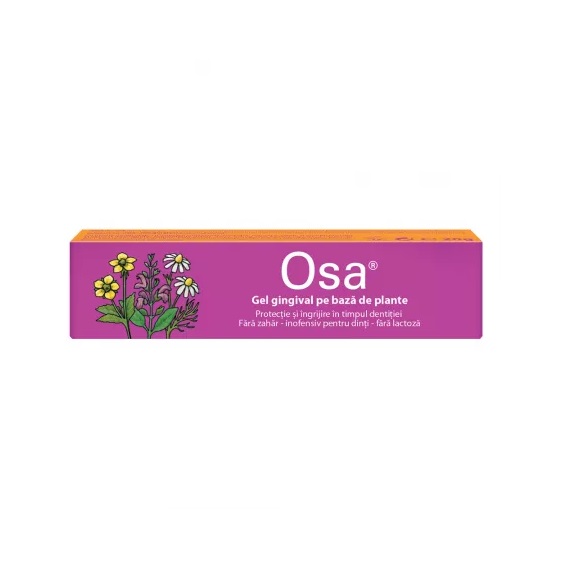 Osa Gel Gingival pe Bază de Plante Pentru Erupții Dentare, 20 g, Dr. Schmidgall