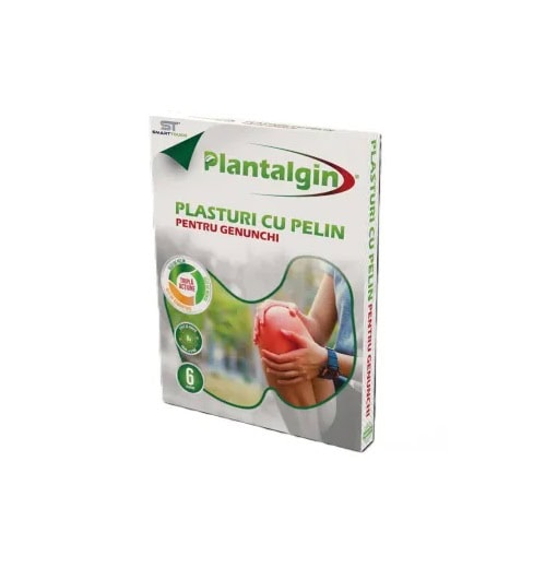 Plasturi cu Pelin pentru dureri cervicale, 6 bucăți, Plantalgin.
