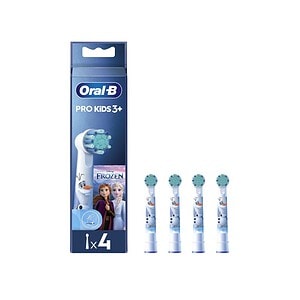 Periuță electrică pentru copii, model Frozen, cu 4 capete de schimb, Oral-B, ideală pentru igiena de.