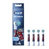 Periuță electrică pentru copii, Oral-B Pro Kids 3+, cu tematică Spiderman, pachet de 4 bucăți.