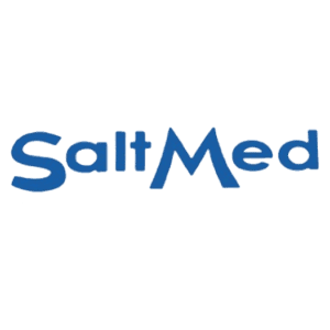 Imagine cu logo-ul SaltMed, companie specializată în produse pentru sănătate și igienă.