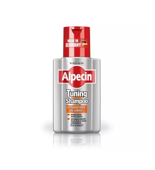 Sampon cu Cofeina pentru Parul Inchis la Culoare Tuning, 200 ml, Alpecin