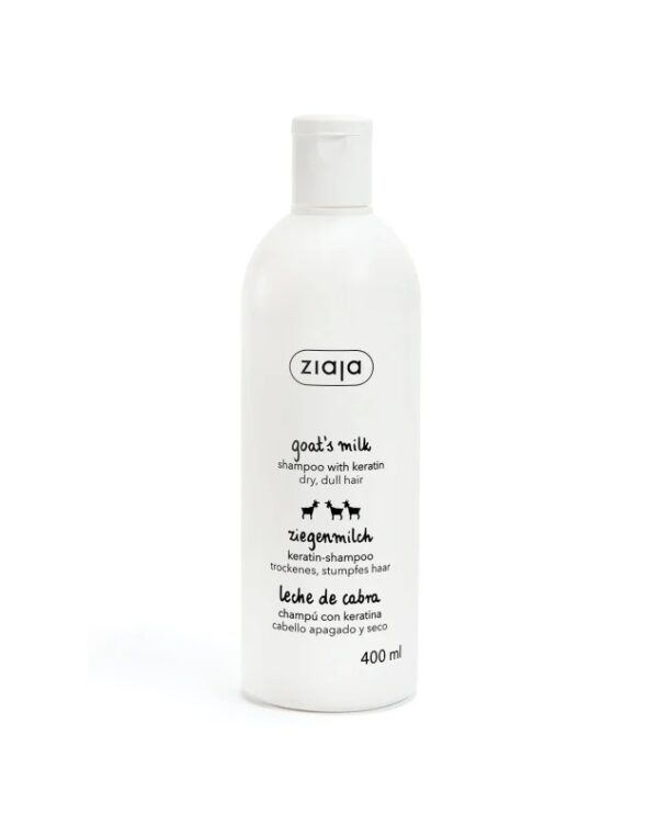 Sampon pentru Par cu Keratina, Goat`s Milk, 400ml, Ziaja