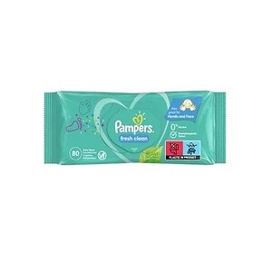 Servetele umede Pampers Aqua Harmonie, 48 bucăți, pentru piele delicată.