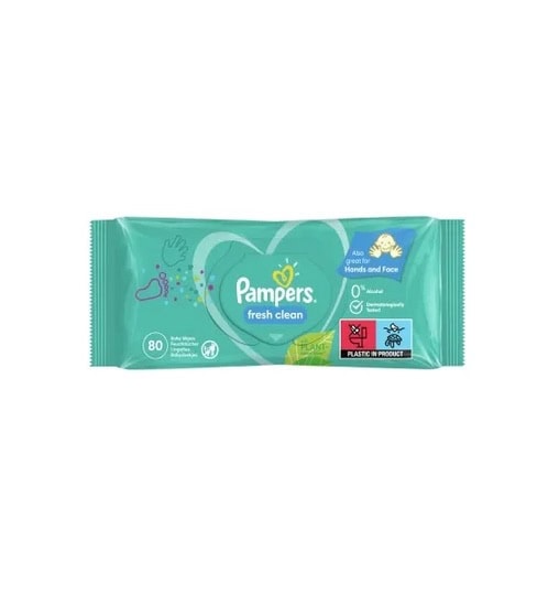 Servetele umede Pampers Aqua Harmonie, 48 bucăți, pentru piele delicată.