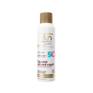 Spuma cu Protectie Solara pentru Copii SPF 50 Sun Sensitive Kids, 150 ml, Gerovital