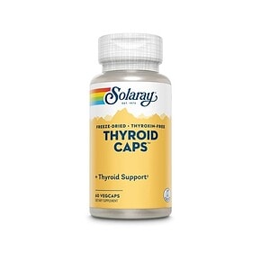 Thyroid Caps Solaray, 60 capsule, Secom Capsulă pentru sănătatea tiroidei Solaray, 60 capsule.