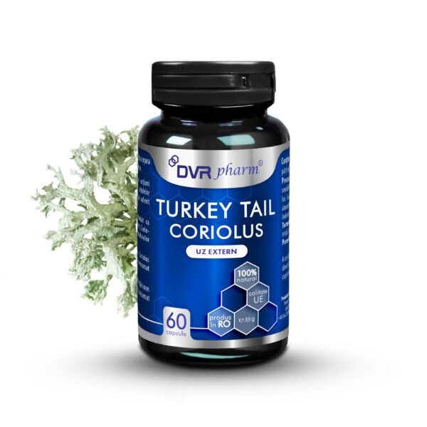 Supliment natural cu extract de Coriolus pentru imunitate și sănătate.