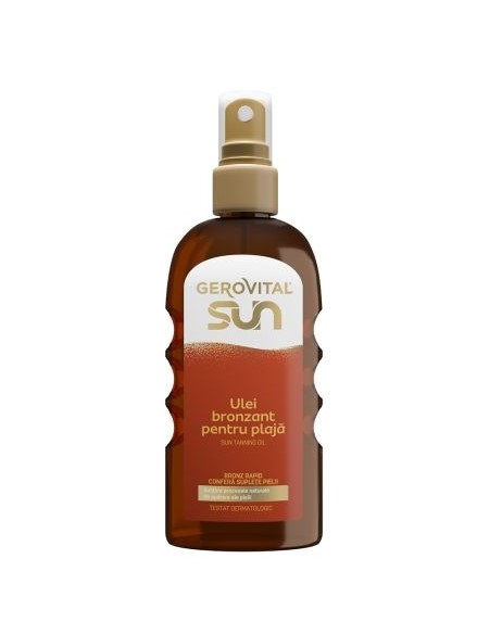 ulei-bronzant-pentru-plaja-sun-150-ml-gerovital-O43786-farmacia-morpheus Ulei Bronzant pentru Plaja Sun, 150 ml, Gerovital