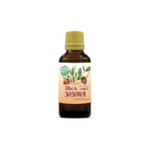 Ulei de Jojoba presat la rece, 50 ml Ulei de Jojoba presat la rece, 50 ml, ideal pentru hidratare și îngrijire a pielii.