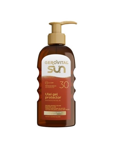 Ulei Tip Gel Protector cu SPF 30 Sun, 150 ml, Gerovital