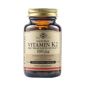 Vitamina K2 100mcg, supliment natural pentru sănătate osoasă și cardiovasculară.
