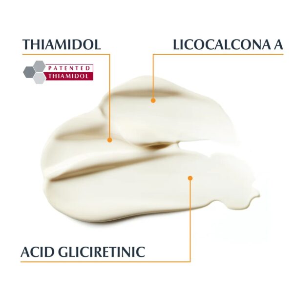 Tegumente cu ingrediente active: Thiamidol, Licocalcona A, Acid Glicolic.