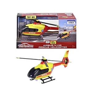 Elicopter de salvare Airbus H135 cu lumini și sunete, jucărie pentru copii, 25.5 cm, ideal pentru jo.