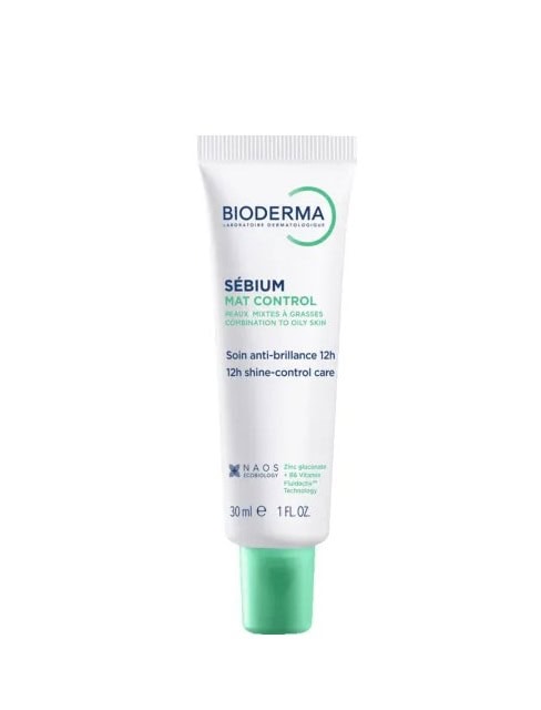 Gel exfoliant Sebium Bioderma pentru controlul excesului de sebum și reducerea imperfecțiunilor piel.