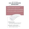 Gel de curățare exfoliant pentru față cu acizi AHA și acid lactic.