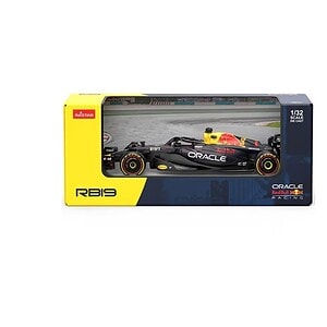 Mașină cu telecomandă Red Bull F1 RB19, scara 1:32, model Rastar pentru colecție și joacă.