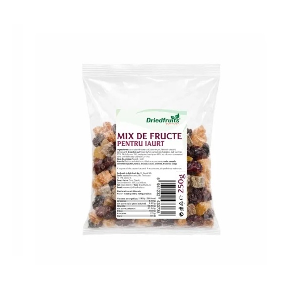Mix Fructe pentru Iaurt, 250 g, SanoVita