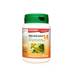 Obligeană capsule pentru sănătate, susține sistemul digestiv și imunitatea, ideal pentru un stil de.
