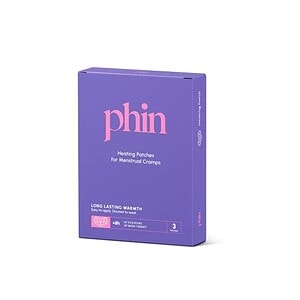 Plasturi termici Phin pentru crampe menstruale, 3 bucăți, ameliorare rapidă.