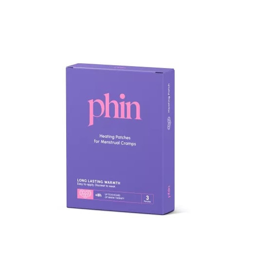 Plasturi termici pentru crampe menstruale Plasturi termici Phin pentru crampe menstruale, 3 bucăți, ameliorare rapidă.