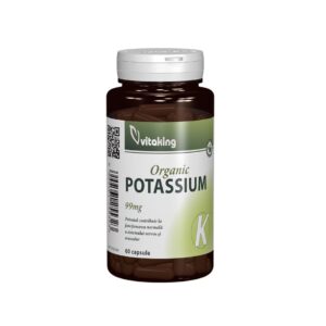 Potasiu, 99 mg, 60 Capsule, Vitaking