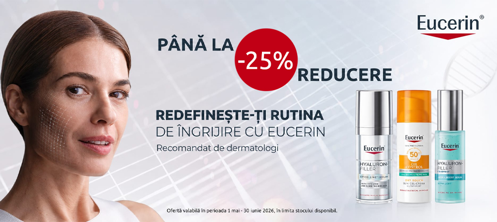-25% Eucerin Mai Iunie 2026