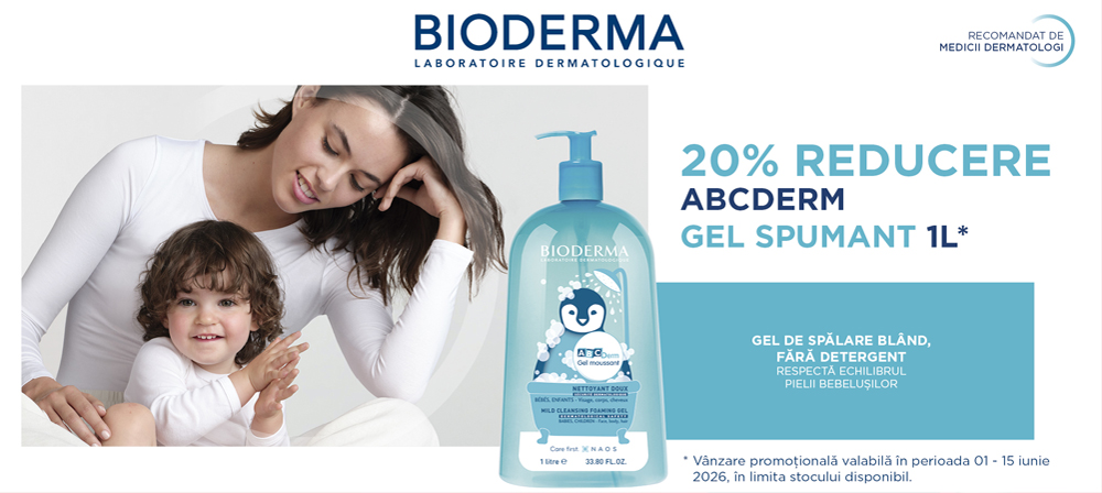 -20% Bioderma Iunie August 2026